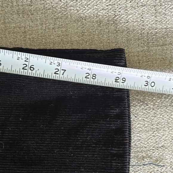 RALPH LAUREN, WOMENS BLACK, CORDUROY, WIDE LEG, PANT SIZE 8 - Picture 9 of 11